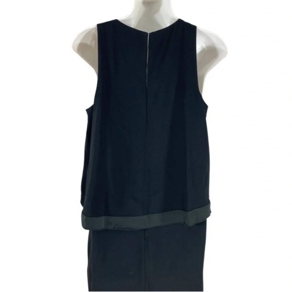 NWT Trina Turk Alaina Black Tiered Dress K6